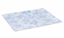 Load image into Gallery viewer, D. Porthault Fleurs des Champs Blue Laminated Large Tray