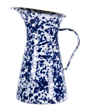 Load image into Gallery viewer, Splatterware Medium Enamel Pitcher by Golden Rabbit
