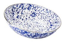 Load image into Gallery viewer, Splatterware Enamel Large Serving Bowl
