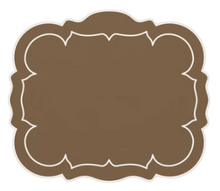 Load image into Gallery viewer, Scalloped Linen Placemats with Coating - Set of 4