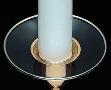 Load image into Gallery viewer, Glass Candle Rings - Bobeches - Set of 2