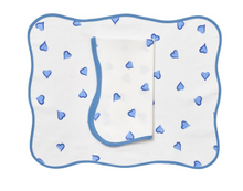 Load image into Gallery viewer, D. Porthault Coeurs Placemats and Napkins Sets