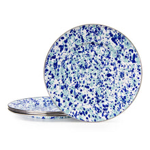 Load image into Gallery viewer, Splatterware Enamel Dinner Plates - Set of 4