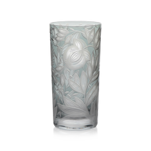 Load image into Gallery viewer, Verdure Etched Floral Highball Glass by Artel