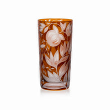 Load image into Gallery viewer, Verdure Etched Floral Highball Glass by Artel
