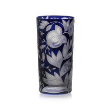 Load image into Gallery viewer, Verdure Etched Floral Highball Glass by Artel