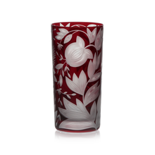 Load image into Gallery viewer, Verdure Etched Floral Highball Glass by Artel

