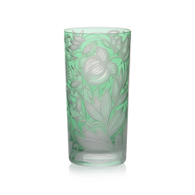 Load image into Gallery viewer, Verdure Etched Floral Highball Glass by Artel