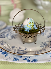 Load image into Gallery viewer, Footed Silver Basket - Vintage