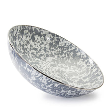 Load image into Gallery viewer, Splatterware Enamel Large Serving Bowl