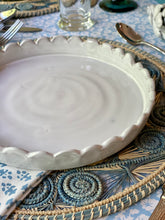 Load image into Gallery viewer, Cynara Scalloped Dinner Plate By Ceramore for ShopKSW