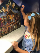 Load image into Gallery viewer, Byers' Choice Christmas House Advent Calendar