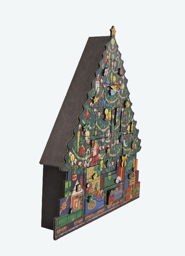 Byers #39 Choice Christmas Tree Wooden Advent Calendar TRUNK Curated Byers #39 Choice Christmas Tree Wooden Advent Calendar TRUNK Curated