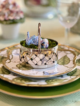Load image into Gallery viewer, Woven Silver Basket - Vintage