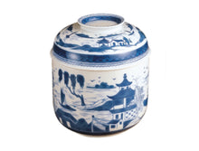 Load image into Gallery viewer, Blue Canton Covered Temple Jar by Mottehedeh