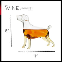 Load image into Gallery viewer, Labrador Dog Whiskey and Wine Decanter by The Wine Savant