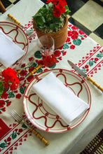 Load image into Gallery viewer, Geranio Embroidered Rectangular Tablecloth