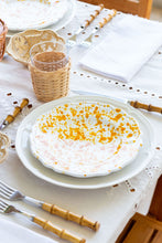 Load image into Gallery viewer, Ojete White Rectangular Tablecloth