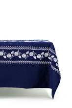 Load image into Gallery viewer, Cosmo Navy Rectangular Tablecloth
