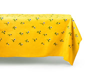 Load image into Gallery viewer, Manzanilla Mustard Rectangular Tablecloth