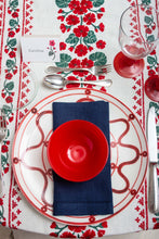 Load image into Gallery viewer, Geranio Embroidered Rectangular Tablecloth