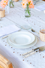 Load image into Gallery viewer, Ojete White Rectangular Tablecloth