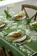 Load image into Gallery viewer, Cosmo Olive Rectangular Tablecloth