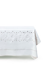 Load image into Gallery viewer, Ojete White Rectangular Tablecloth