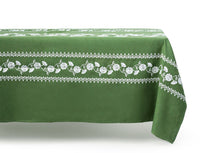 Load image into Gallery viewer, Cosmo Olive Rectangular Tablecloth