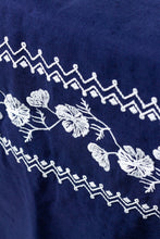 Load image into Gallery viewer, Cosmo Navy Rectangular Tablecloth