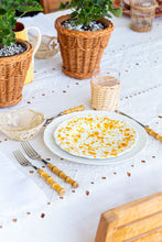 Load image into Gallery viewer, Ojete White Rectangular Tablecloth