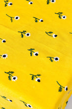 Load image into Gallery viewer, Manzanilla Mustard Rectangular Tablecloth