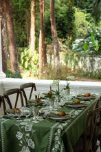 Load image into Gallery viewer, Cosmo Olive Rectangular Tablecloth