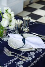 Load image into Gallery viewer, Cosmo Navy Rectangular Tablecloth
