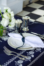 Load image into Gallery viewer, Cosmo Navy Rectangular Tablecloth