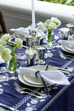 Load image into Gallery viewer, Cosmo Navy Rectangular Tablecloth