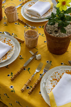 Load image into Gallery viewer, Manzanilla Mustard Rectangular Tablecloth