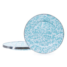 Load image into Gallery viewer, Splatterware Enamel Dinner Plates - Set of 4