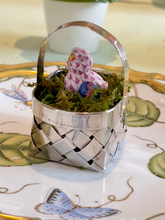 Load image into Gallery viewer, Mini Woven Silver Basket