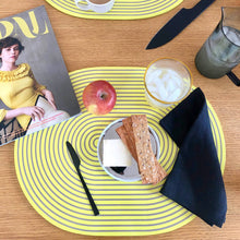 Load image into Gallery viewer, Lacquer Striped Placemats By Von Gern Home