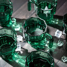 Load image into Gallery viewer, Cactus Stackable Green Glasses Set of 6