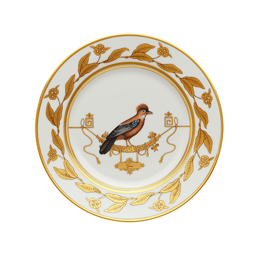 Ginori 1735 Voliere Geai Dessert Plate