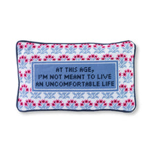 Load image into Gallery viewer, Furbish Studio - Uncomfortable Needlepoint Pillow

