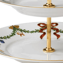 Load image into Gallery viewer, Star Fluted Christmas Two Layer Etagere by Royal Copenhagen
