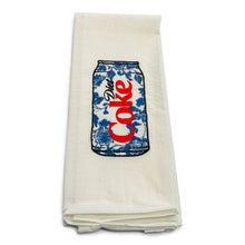 Load image into Gallery viewer, Vibrantly Blue - Towel - Chinoiserie Diet Coke
