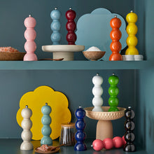 Load image into Gallery viewer, Chambray Blue Bobbin Salt or Pepper Mill Grinder by Addison Ross
