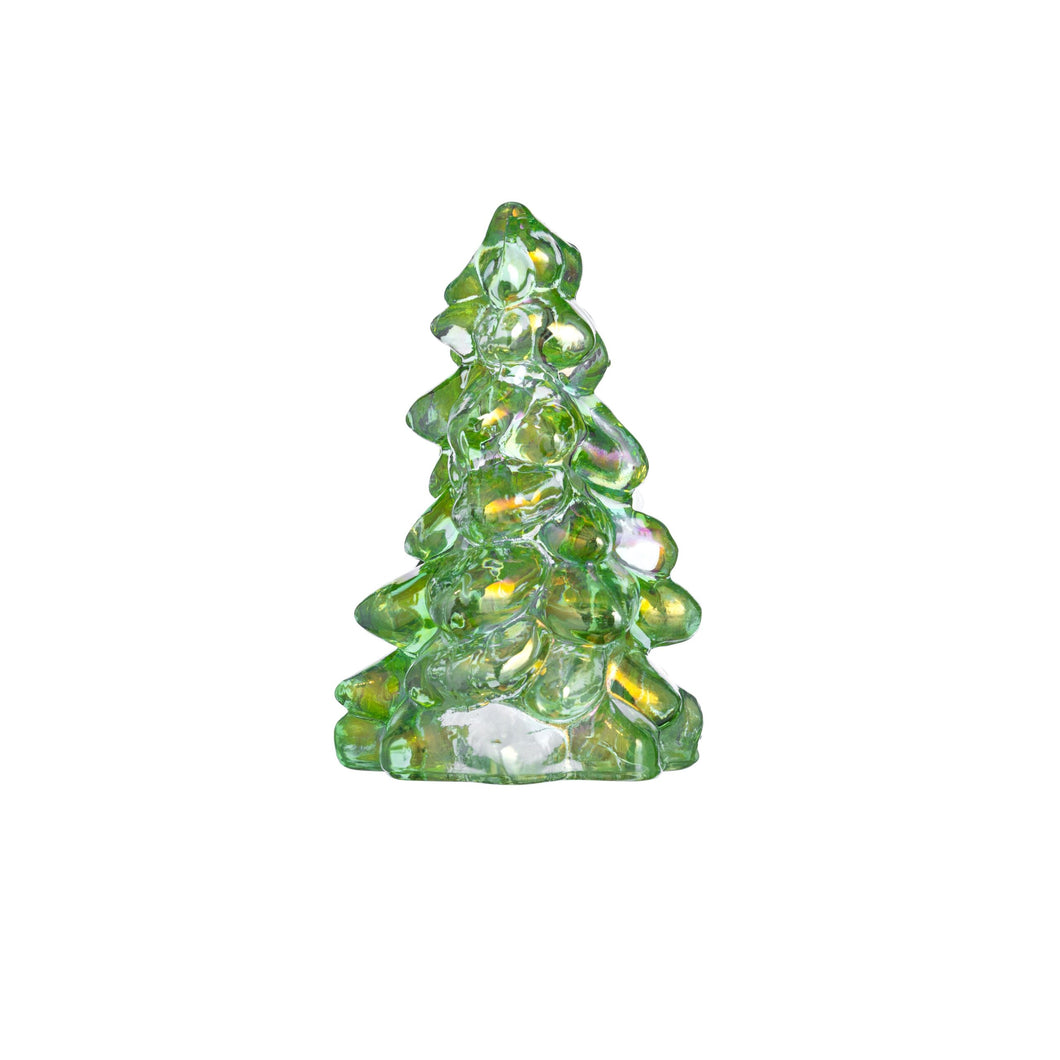 Mosser Glass Apple Green Carnival Christmas Tree