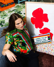 Load image into Gallery viewer, Furbish Studio - Where the People Aren't Needlepoint Pillow
