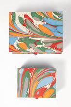 Load image into Gallery viewer, Inner Child - Hand-Marbled Keepsake Box Set in Marais: Set of 2
