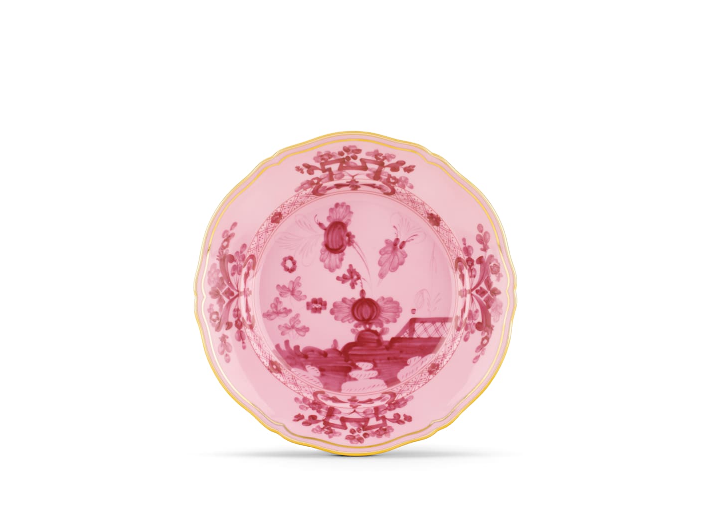Ginori 1735 カポディモンテカラー 手描き装飾 プレート 皿 Ginori 1735 Oriente Italiano Porpora Salad or Dessert Plate